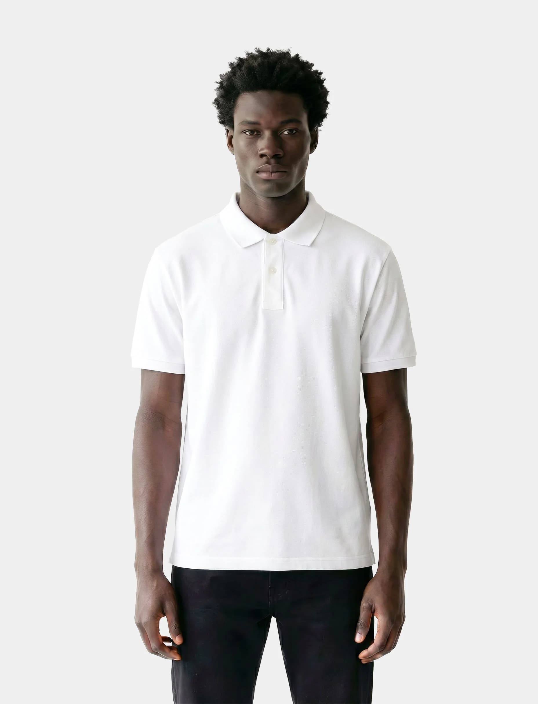 Polo (280 GSM) on model