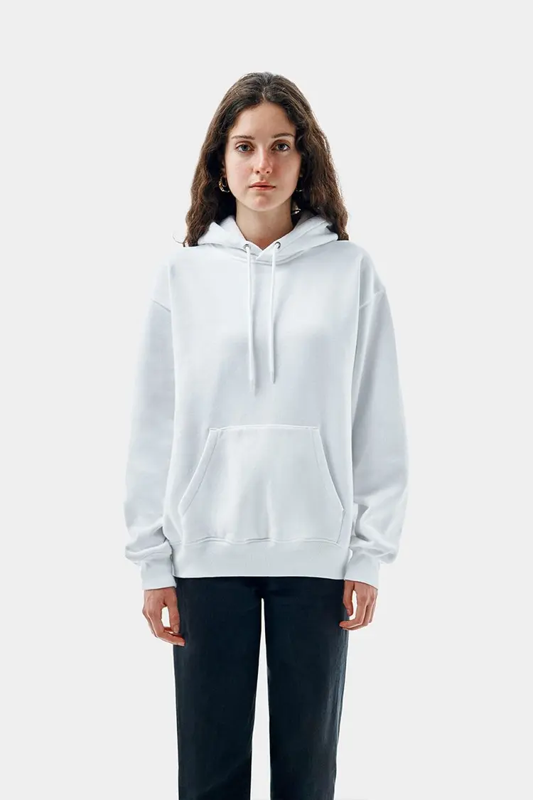Regular Fit Hoodie (320 GSM) on model
