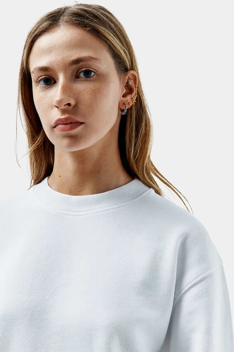 Regular Fit Sweatshirt (320 GSM) on model